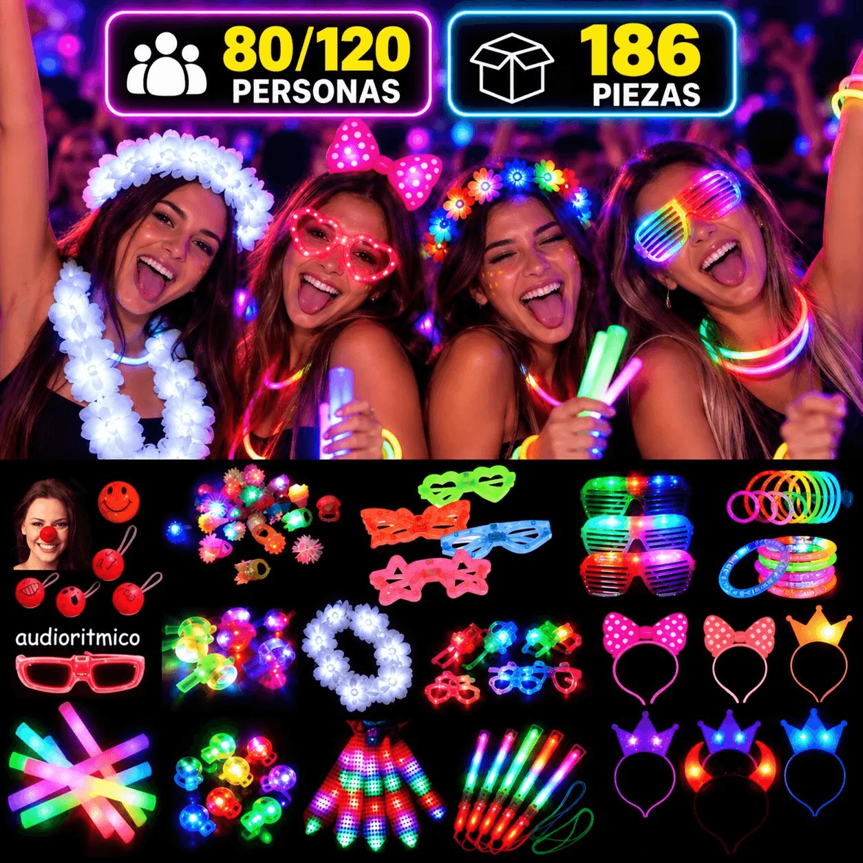 Combo 100% LED para 80 a 120 personas - Imagen principal