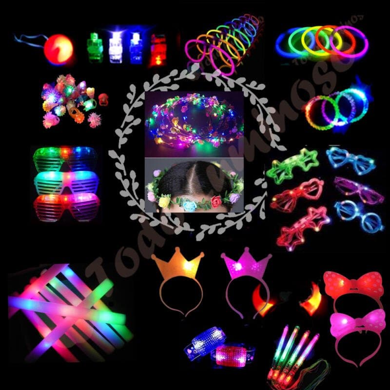 Combo cotillon luminoso 120-160 personas + regalo