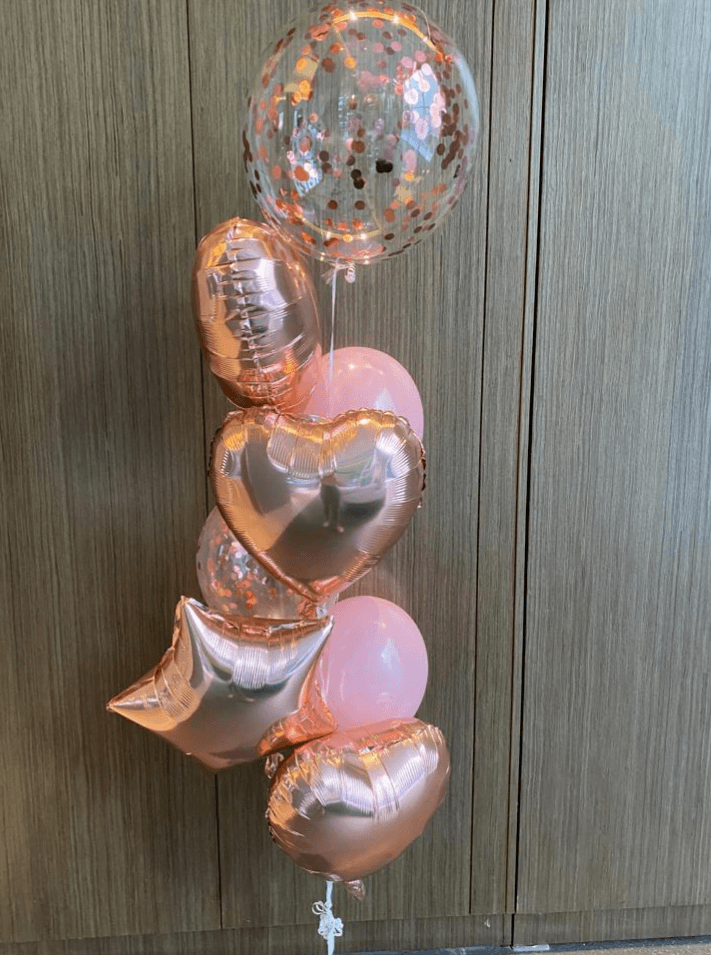 Globos en helio metalizados + burbuja - Imagen principal