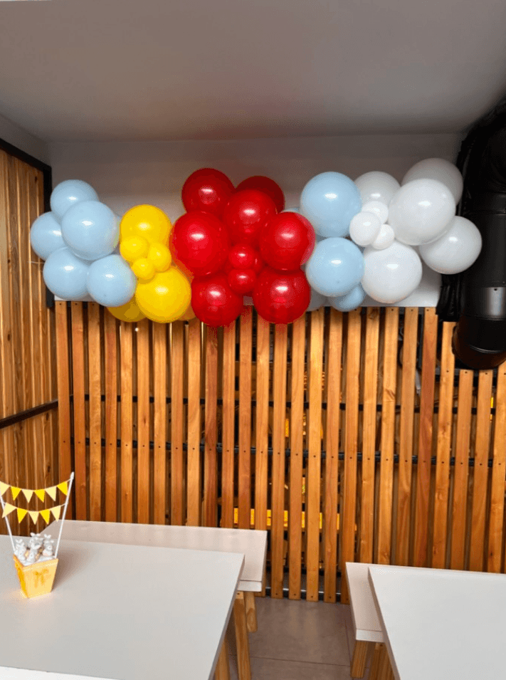 Arco orgánico 2 m (colores nacionales) - Imagen principal