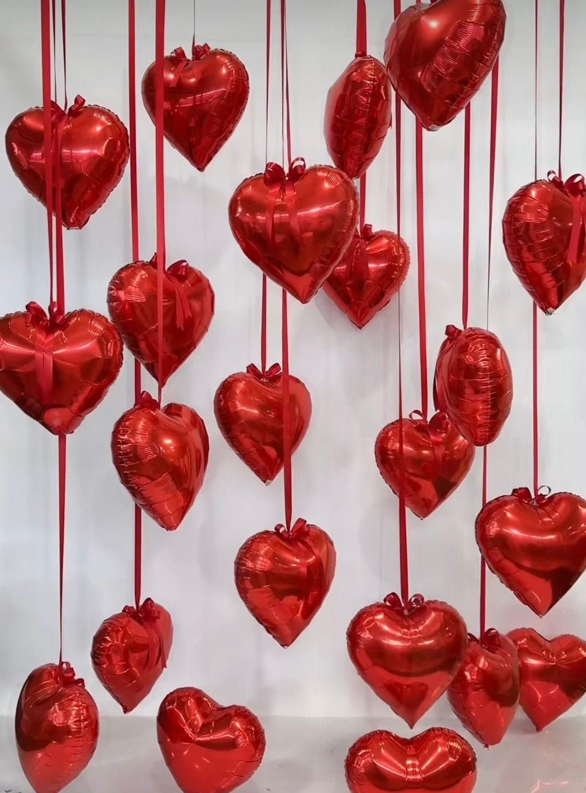 Pared de corazones colgantes x23 - Imagen principal