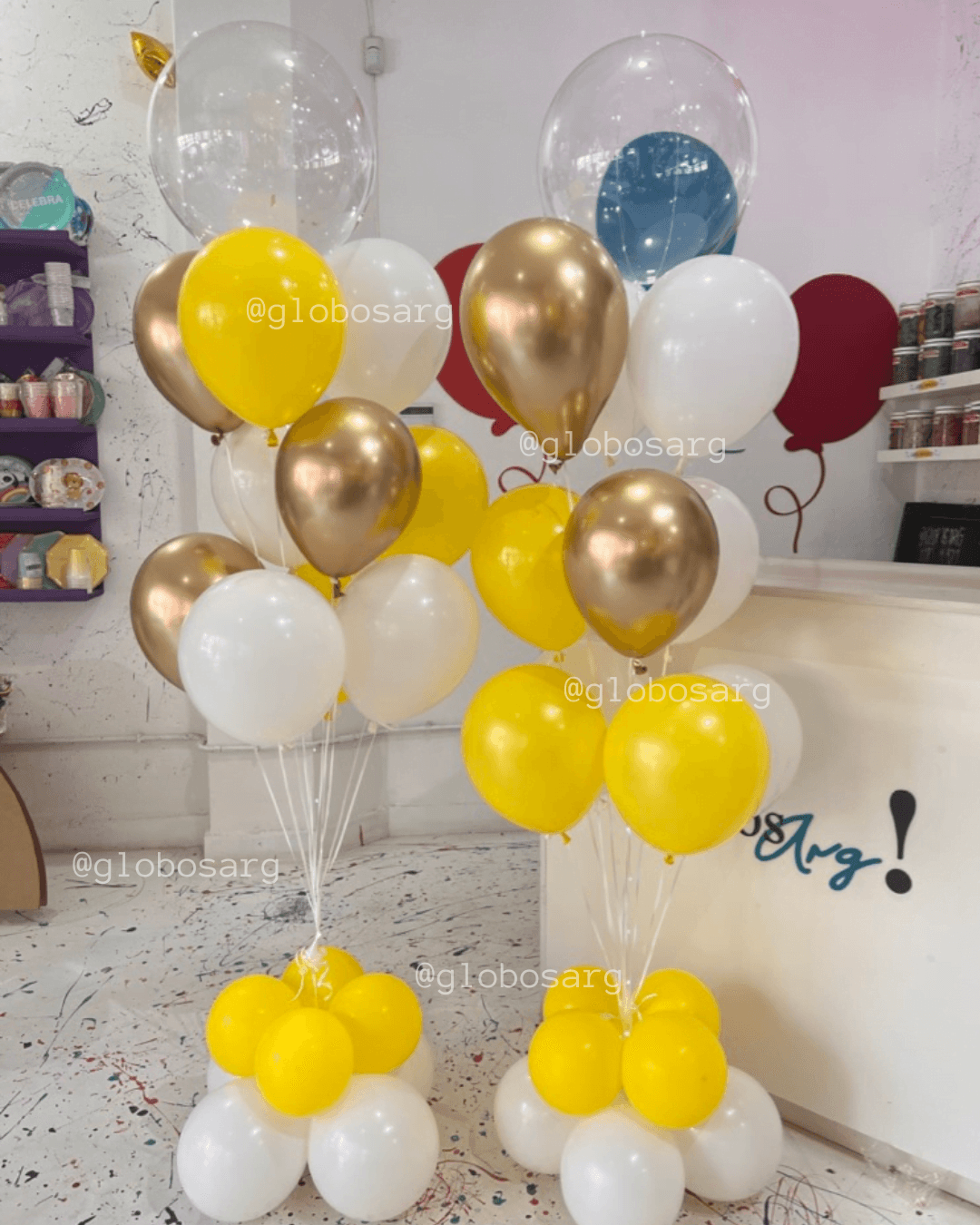 Ramo de globos comunión - Imagen principal