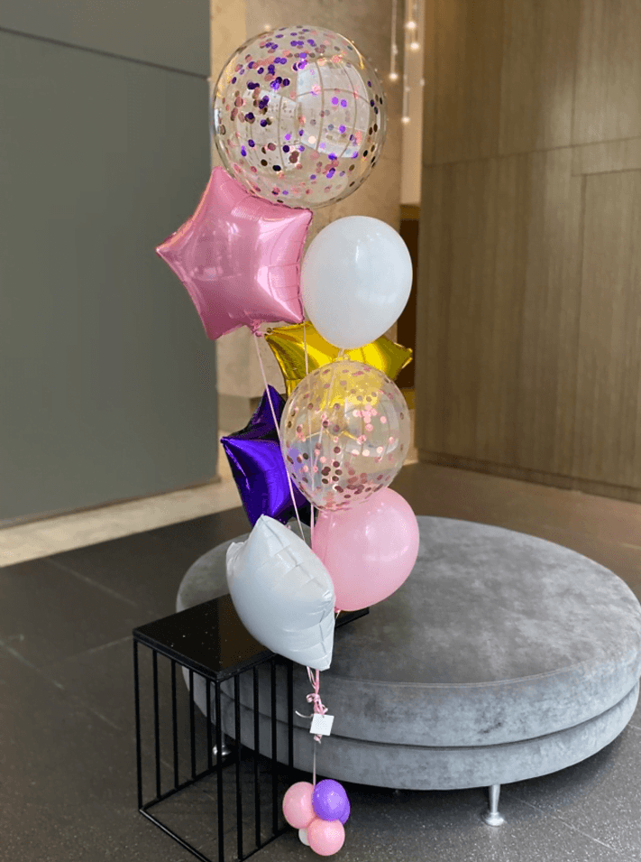 Globos en helio con base sencilla - Imagen principal