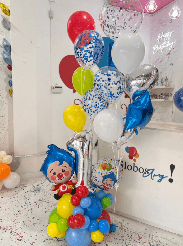 Bouquet Payaso Plim Plim - Imagen principal