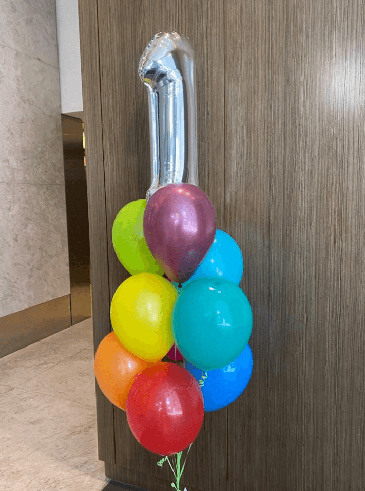 Globos de colores + edad - Imagen principal