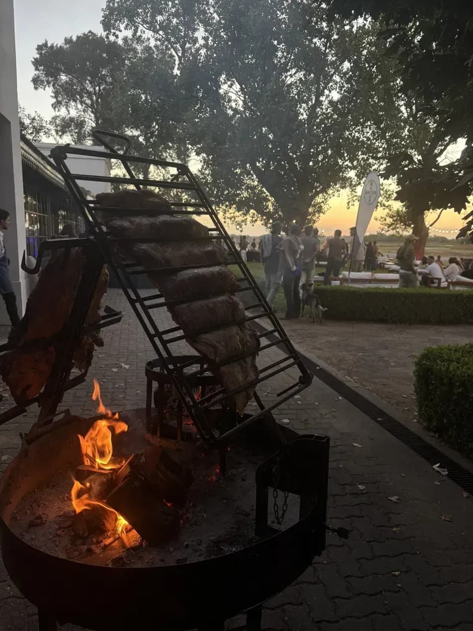 Asado a la leña
