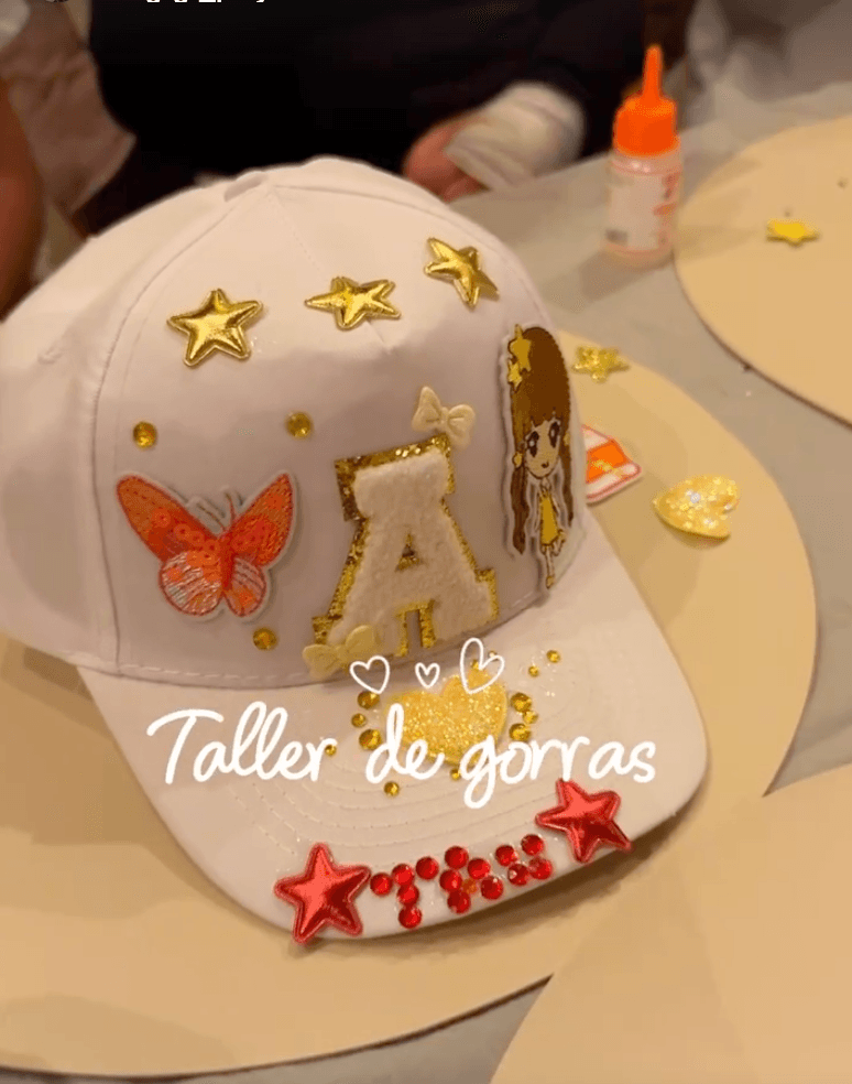 Taller Customizá tu gorra, con animación (1:30 hs)