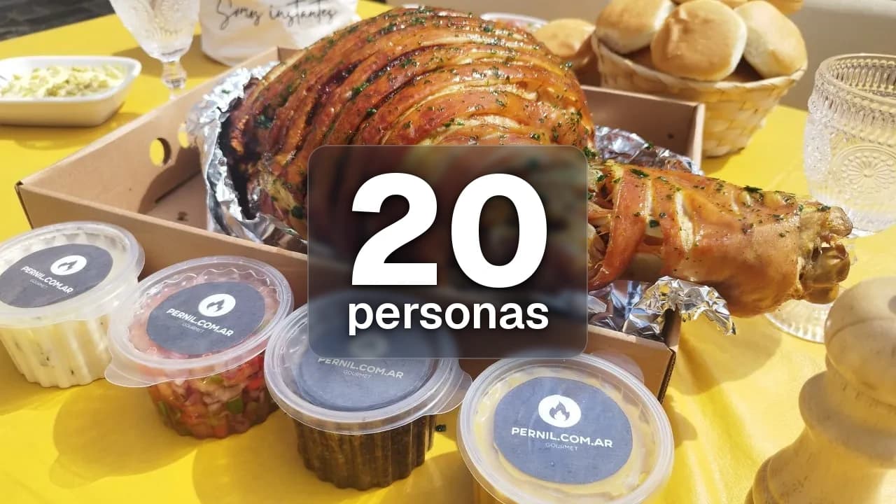 Pernil Clásico de Cerdo para 20 personas