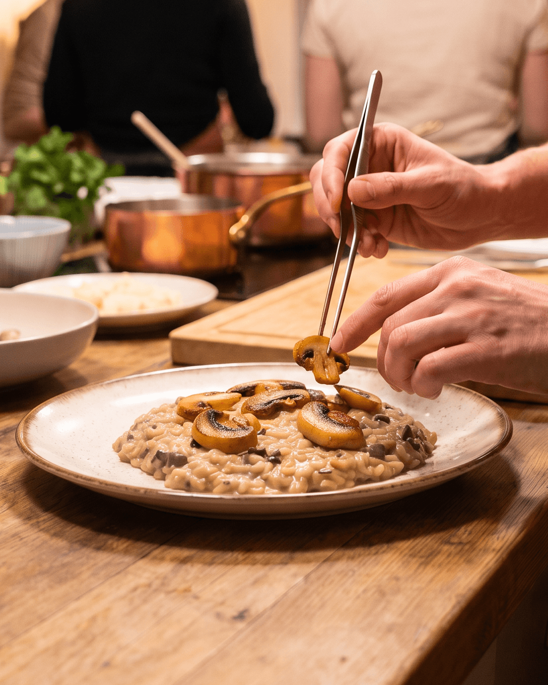 Aquí y Ahora · Taller de risotto para grupos